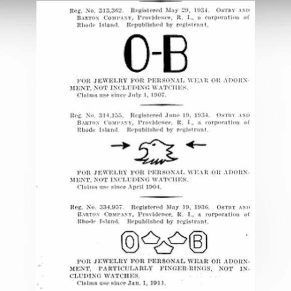 Vintage Ostby & Barton 14K Gold Shell Ruby Statement Ring - Picture 3 of 9